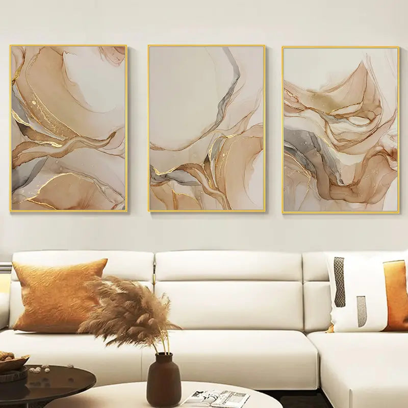 Chic Boho 3-Piece Canvas Art Set