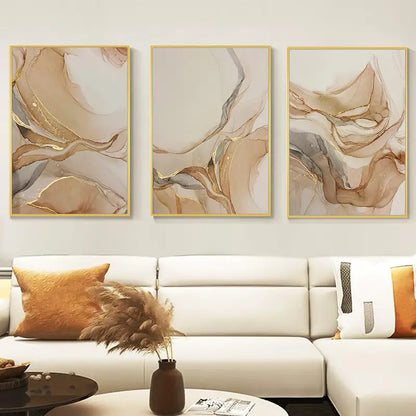Chic Boho 3-Piece Canvas Art Set