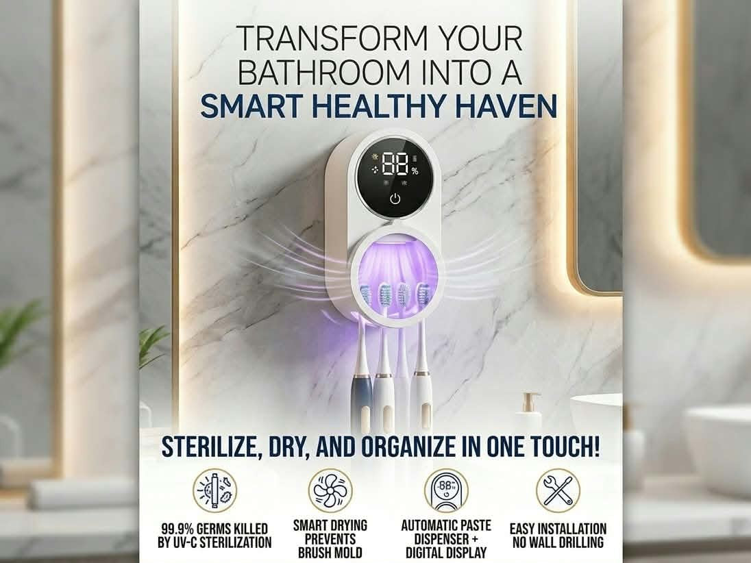 Smart Touch Toothbrush Sanitizer
