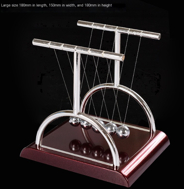 Dynamic Newton's Cradle Art Display