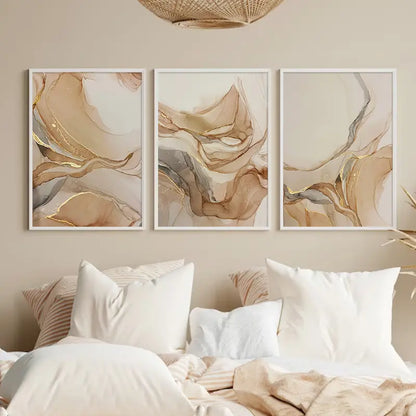Chic Boho 3-Piece Canvas Art Set